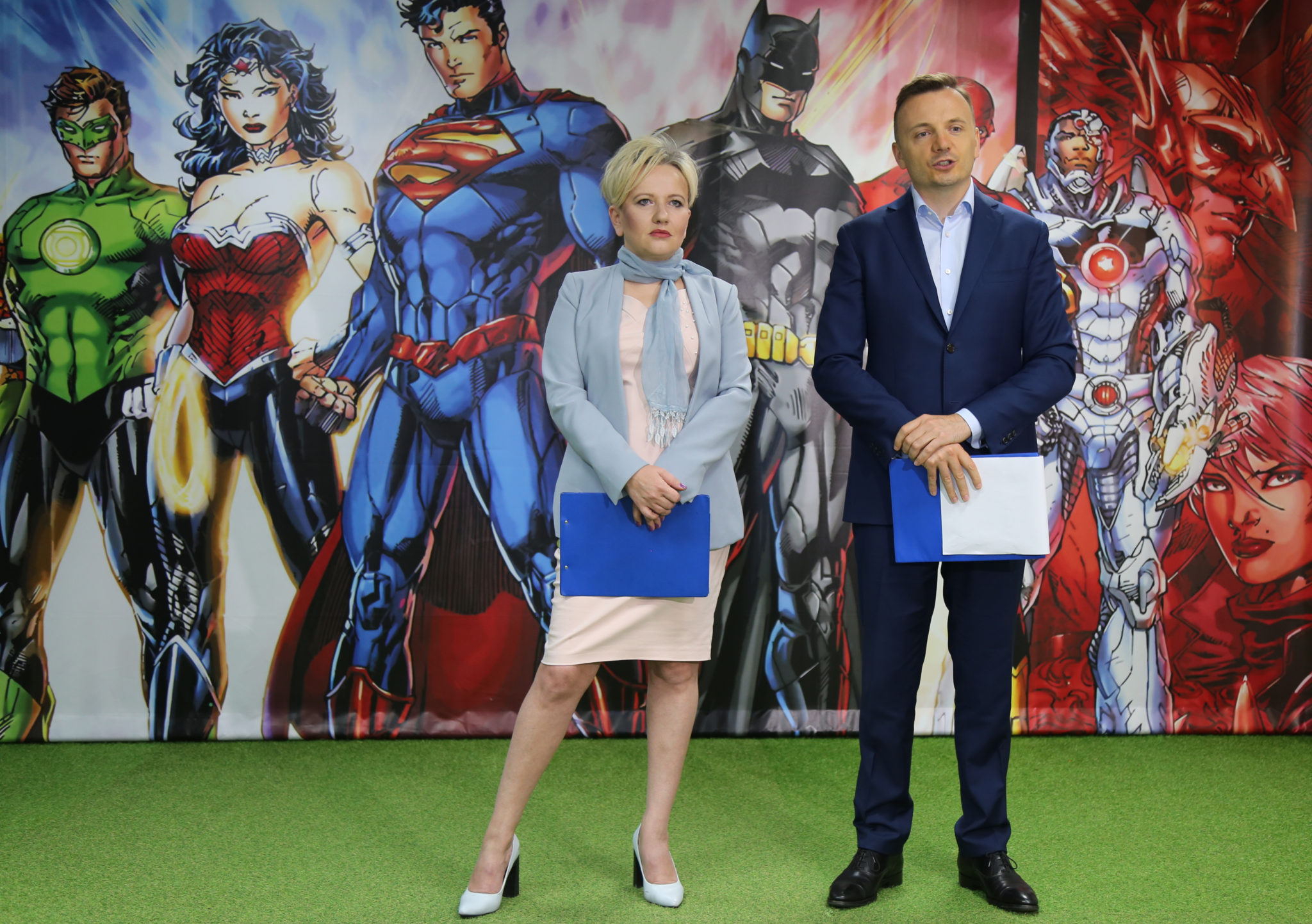 Łukasz Gibała i Alicja Szczepańska