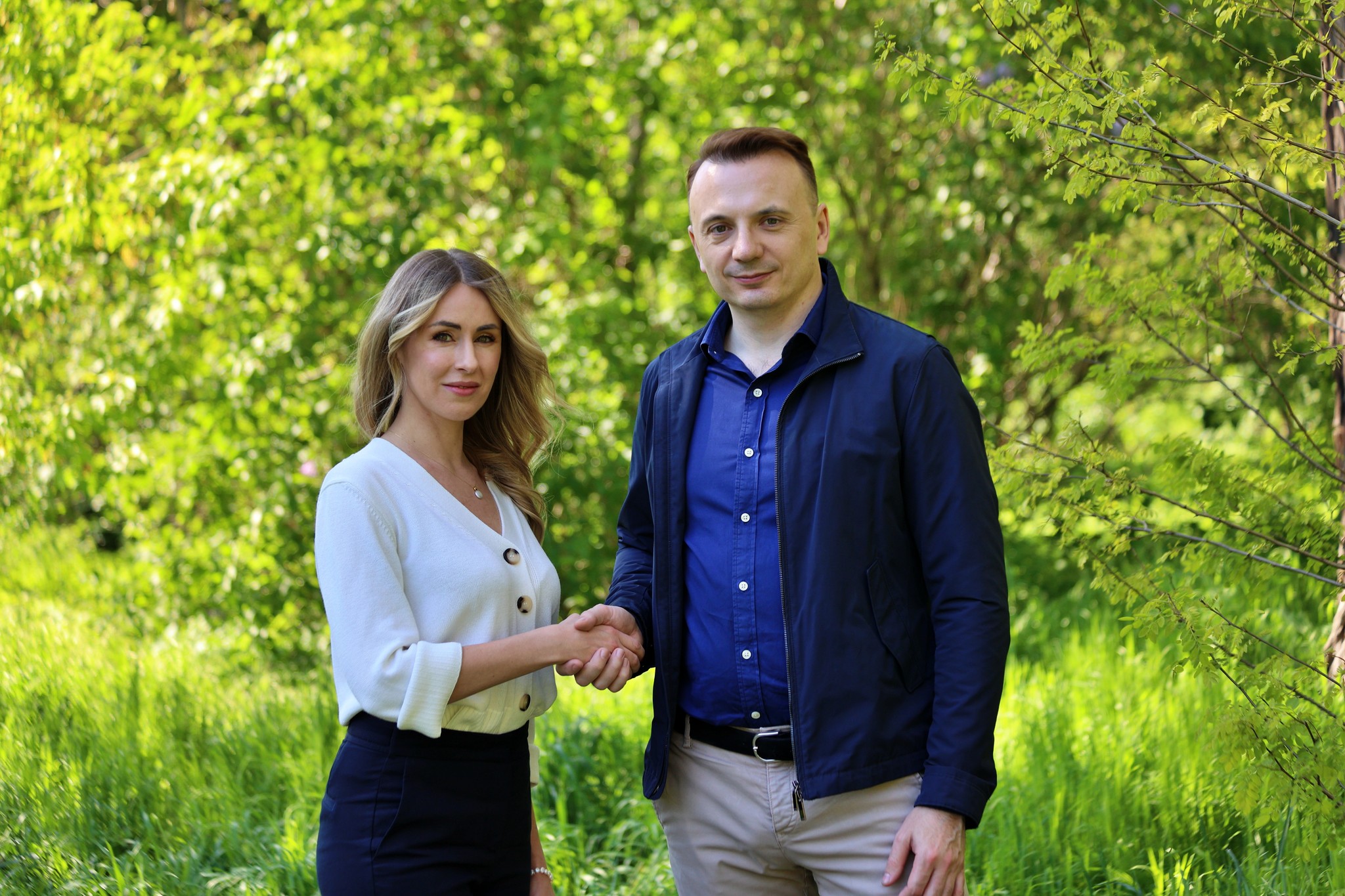 Natalia Schmidt-Polończyk i Łukasz Gibała